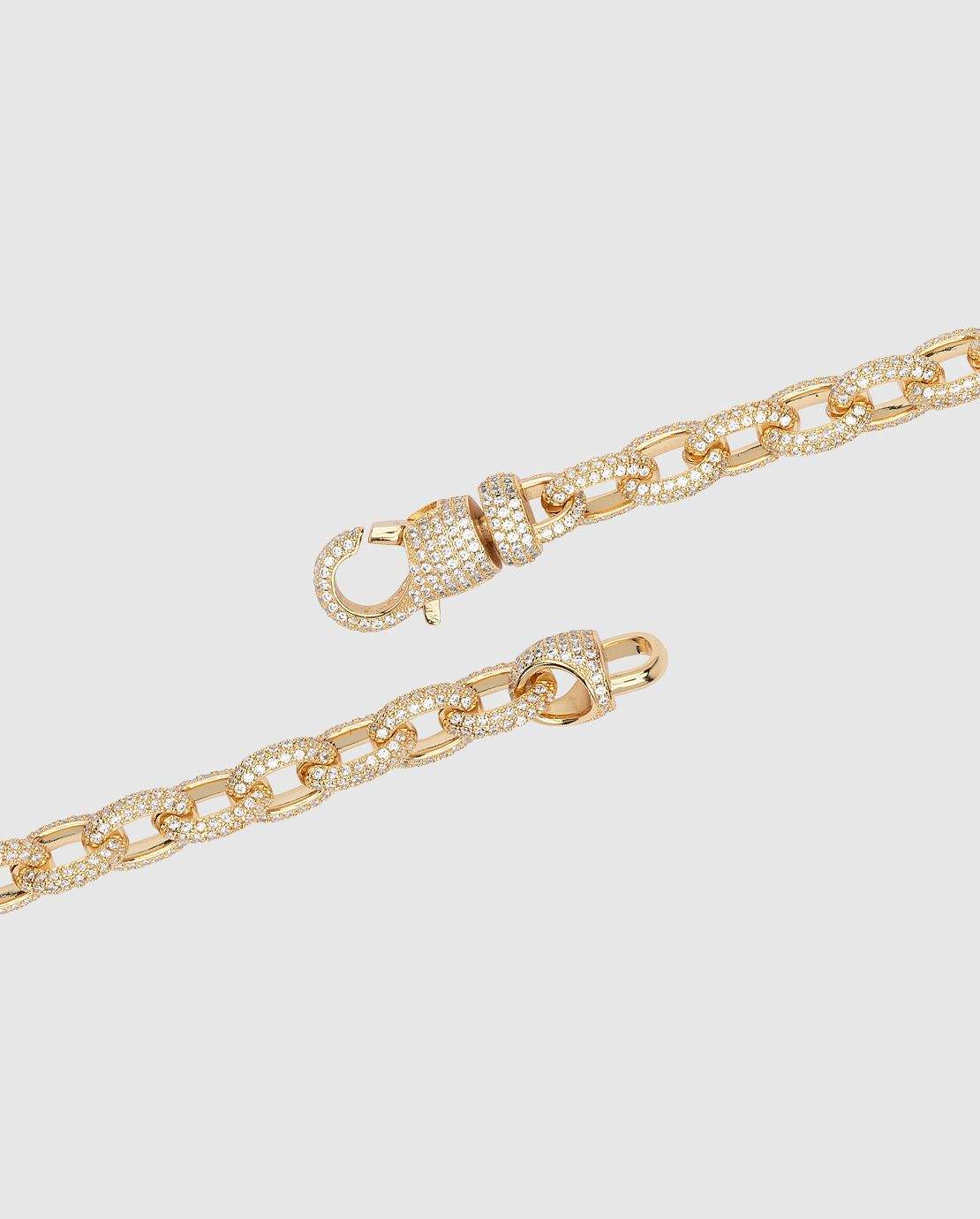 10mm Rolo Link Chain - Gold - Cernucci