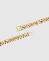 12mm Miami Cuban Chain + Bracelet Bundle - Gold - Cernucci