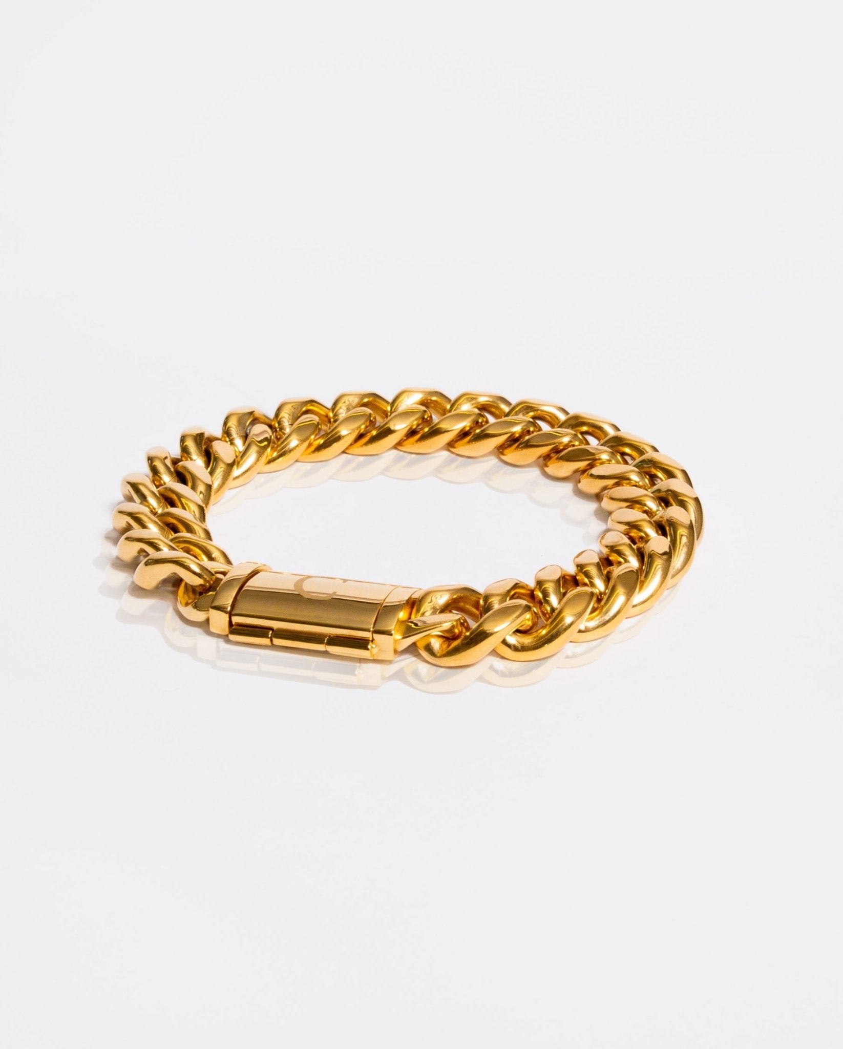 12mm Miami Cuban Link Bracelet - Gold - Cernucci
