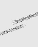 14mm Miami Prong Link Bracelet - White Gold - Cernucci