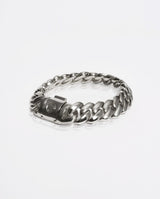 14mm Miami Prong Link Bracelet - White Gold - Cernucci
