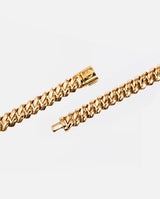 14mm Miami Prong Link Chain - Gold - Cernucci