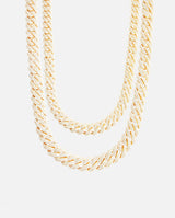 14mm Prong Link Chain Bundle - Gold - Cernucci