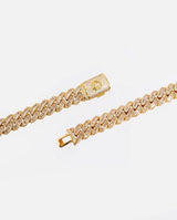 15mm Baguette Cuban Link Chain - Gold - Cernucci