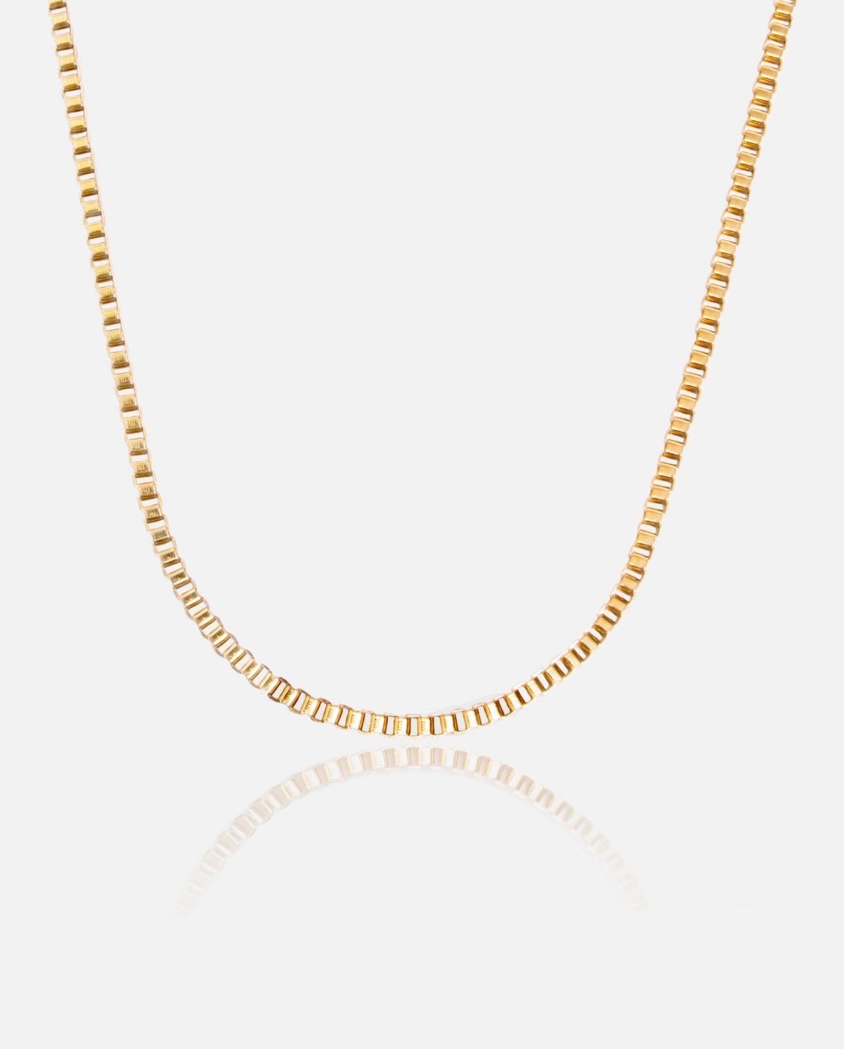 3mm Box Chain - Gold - Cernucci