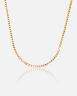 3mm Box Chain - Gold - Cernucci