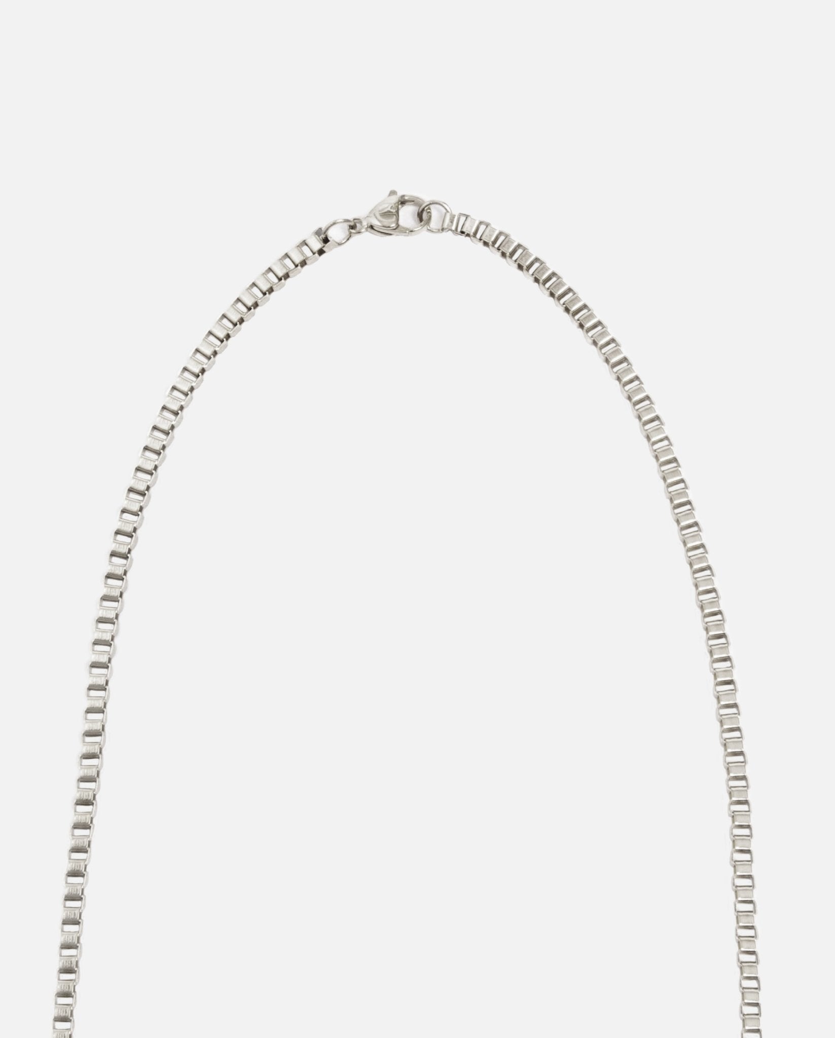 3mm Box Chain - White Gold - Cernucci