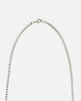 3mm Box Chain - White Gold - Cernucci