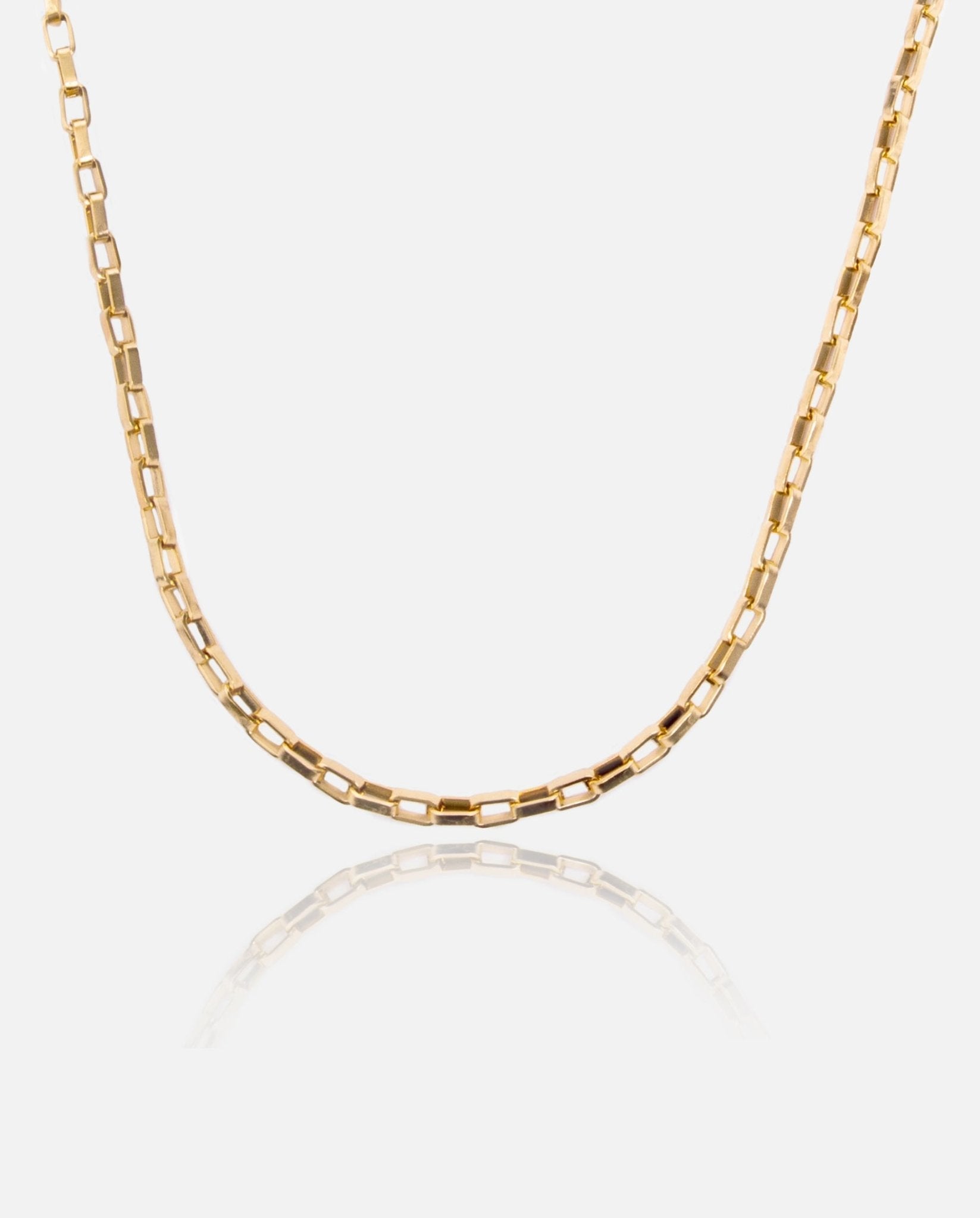 3mm Edge Chain - Gold - Cernucci