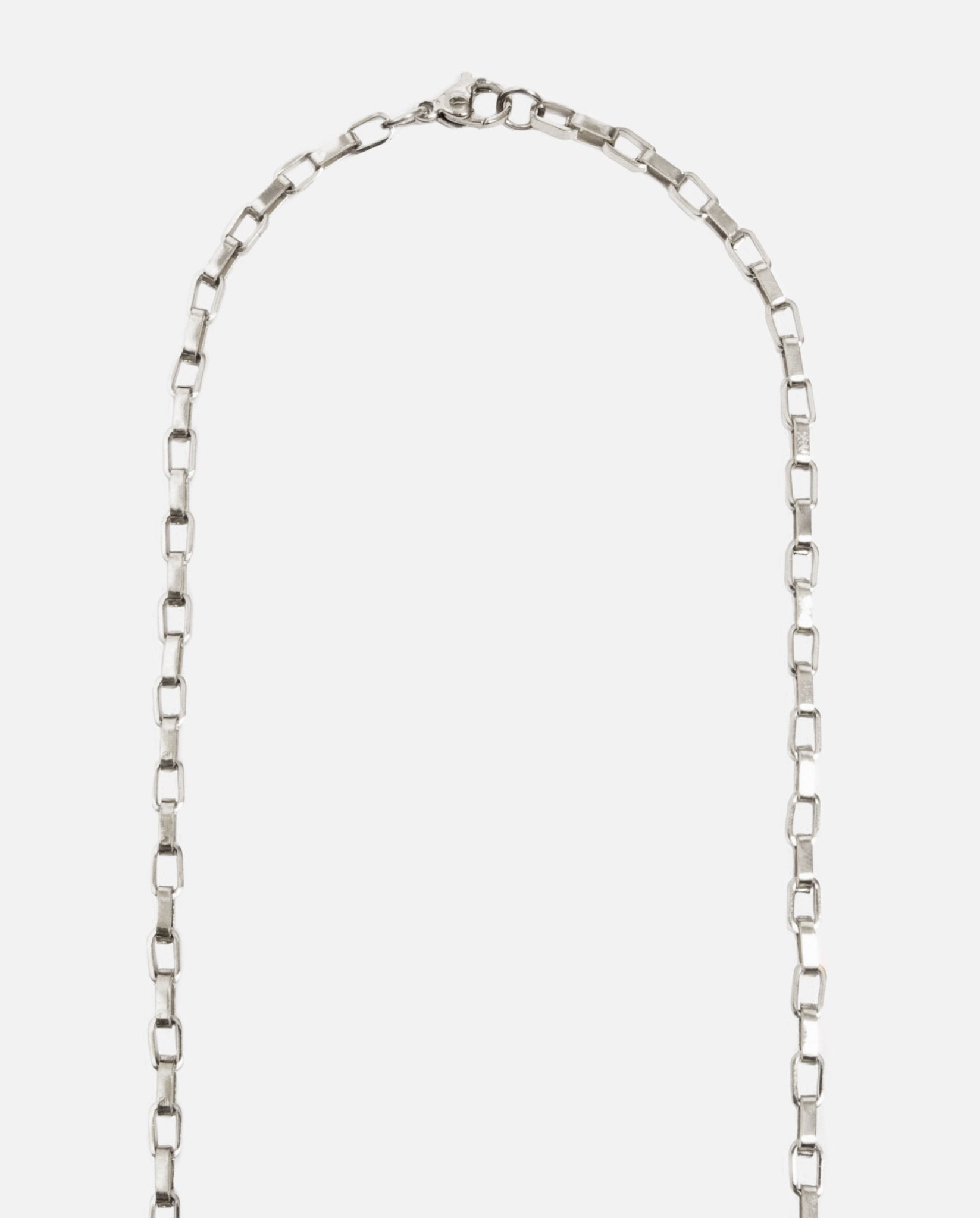 3mm Edge Chain - White Gold - Cernucci