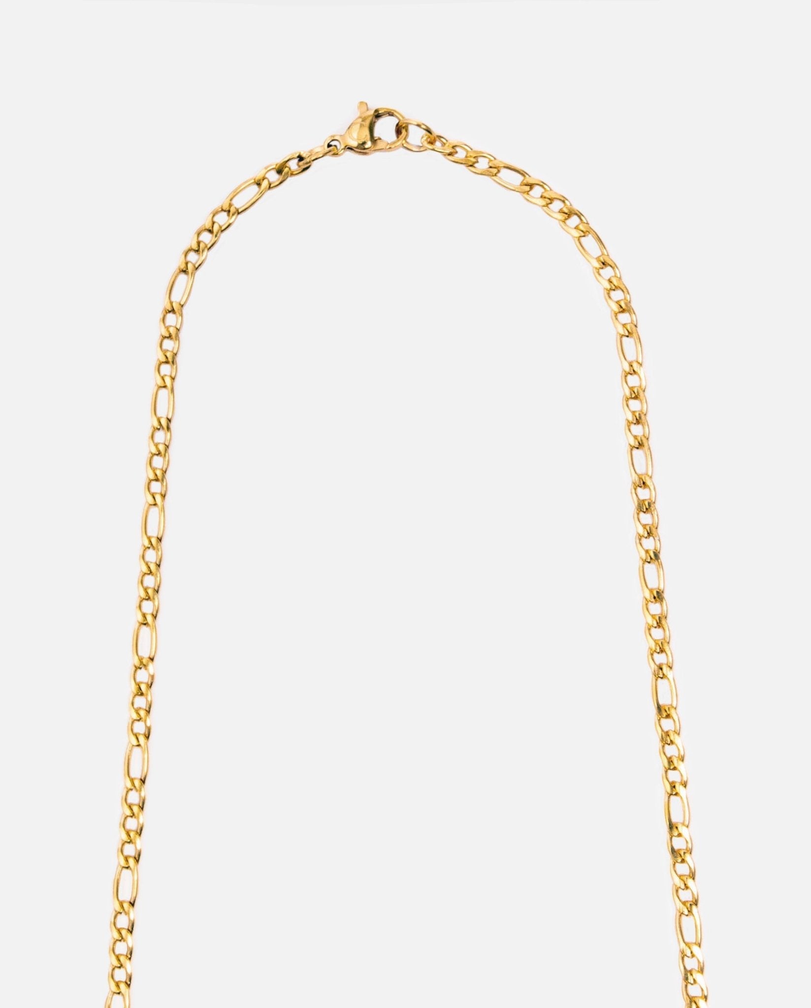3mm Figaro Chain - Gold - Cernucci
