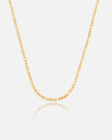 3mm Figaro Chain - Gold - Cernucci