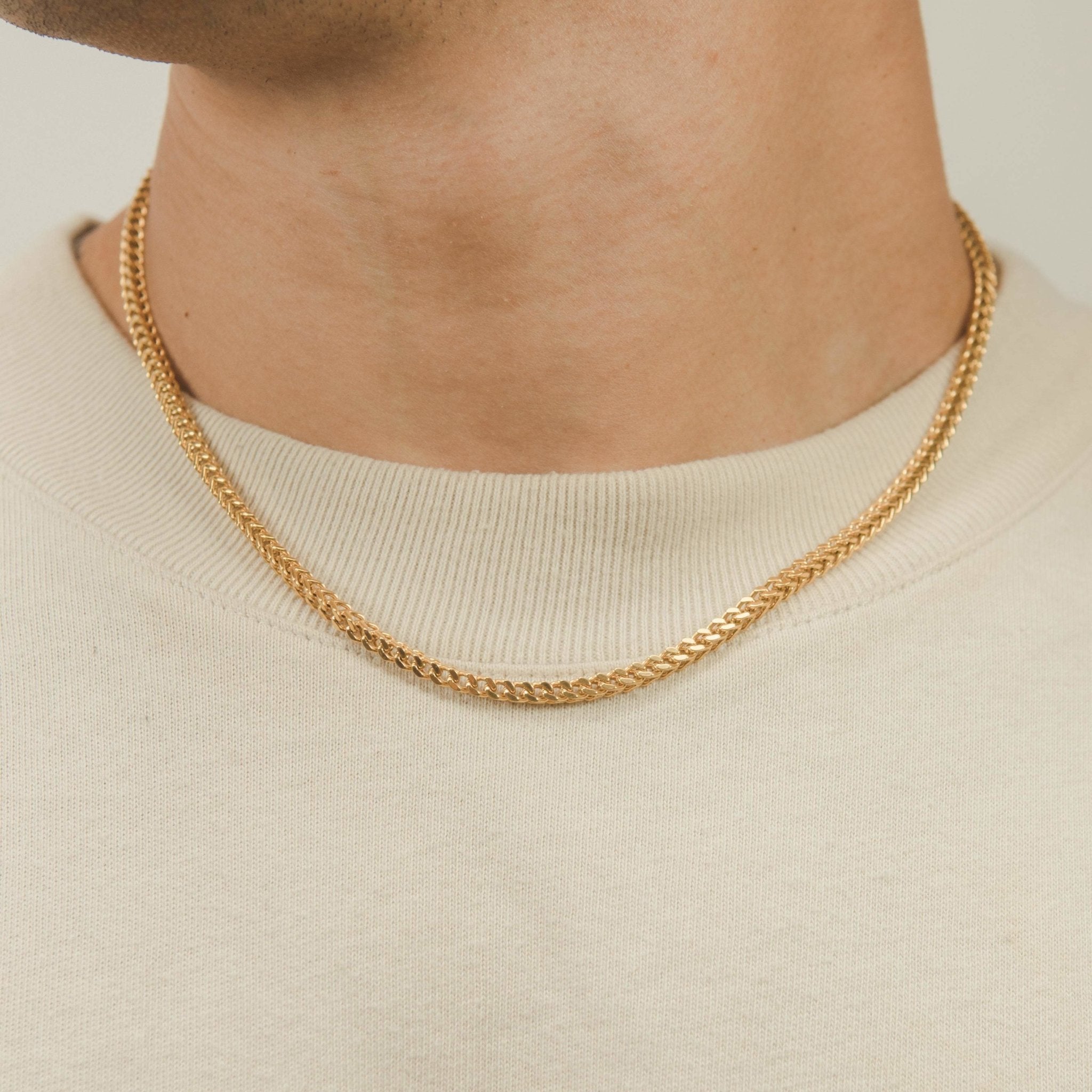3mm Franco Chain - Gold - Cernucci
