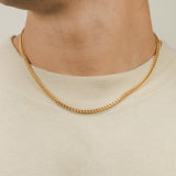 3mm Franco Chain - Gold - Cernucci