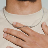 3mm Hermes Link Chain - White Gold - Cernucci