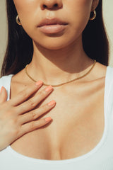 3mm Pearl Chain - Gold - Cernucci