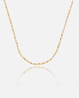 3mm Rolo Link Chain - Gold - Cernucci