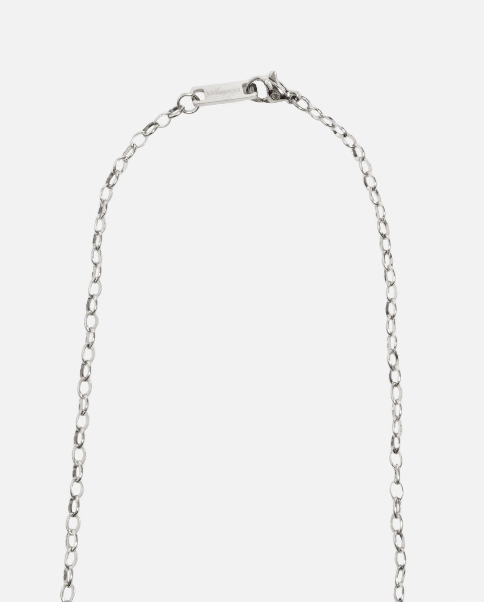 3mm Rolo Link Chain - White Gold - Cernucci