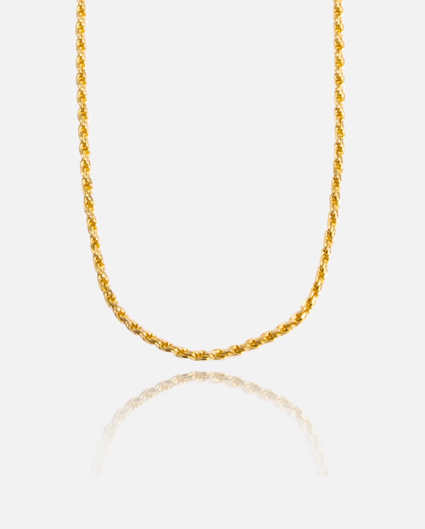 3mm Rope Chain - Gold - Cernucci