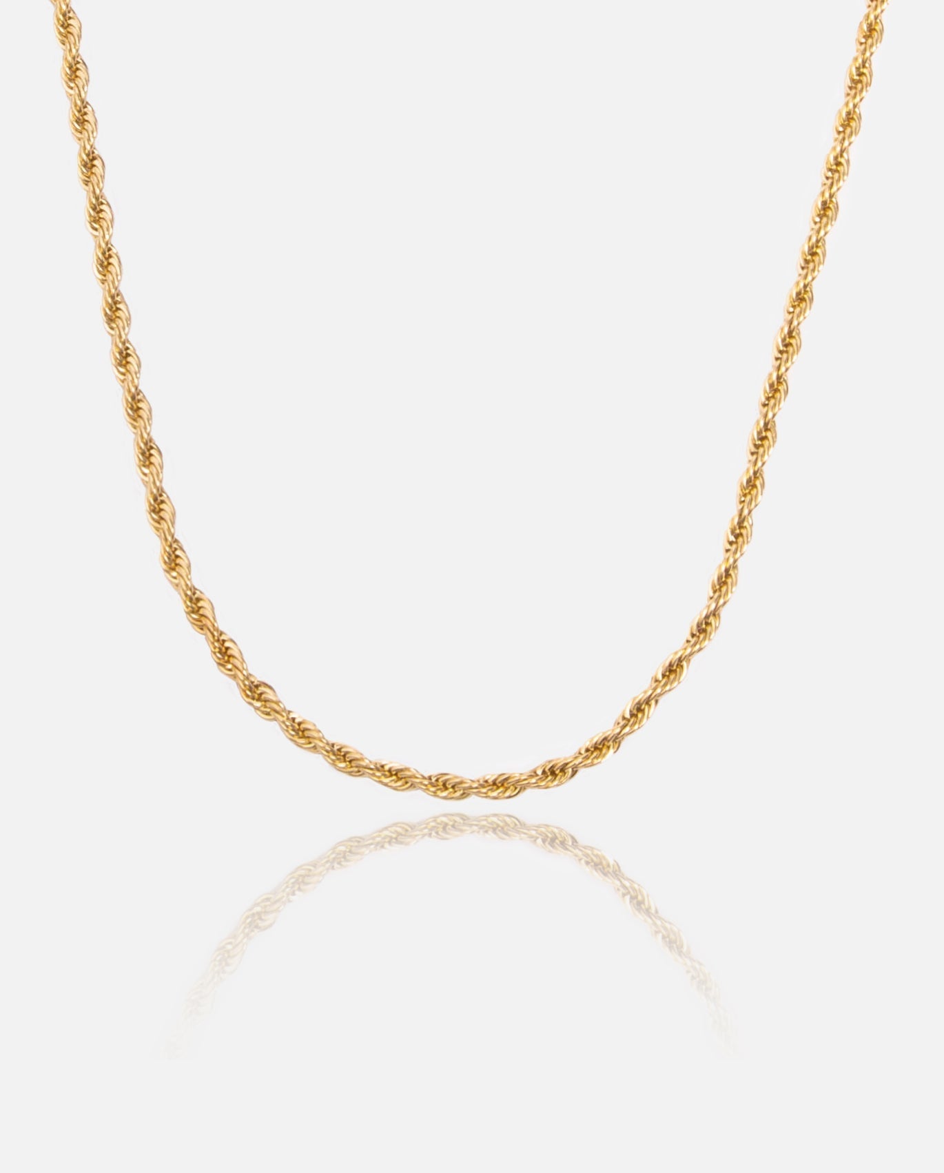 3mm Rope Chain - Gold - Cernucci