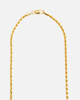 3mm Rope Chain - Gold - Cernucci