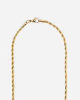 3mm Rope Chain - Gold - Cernucci