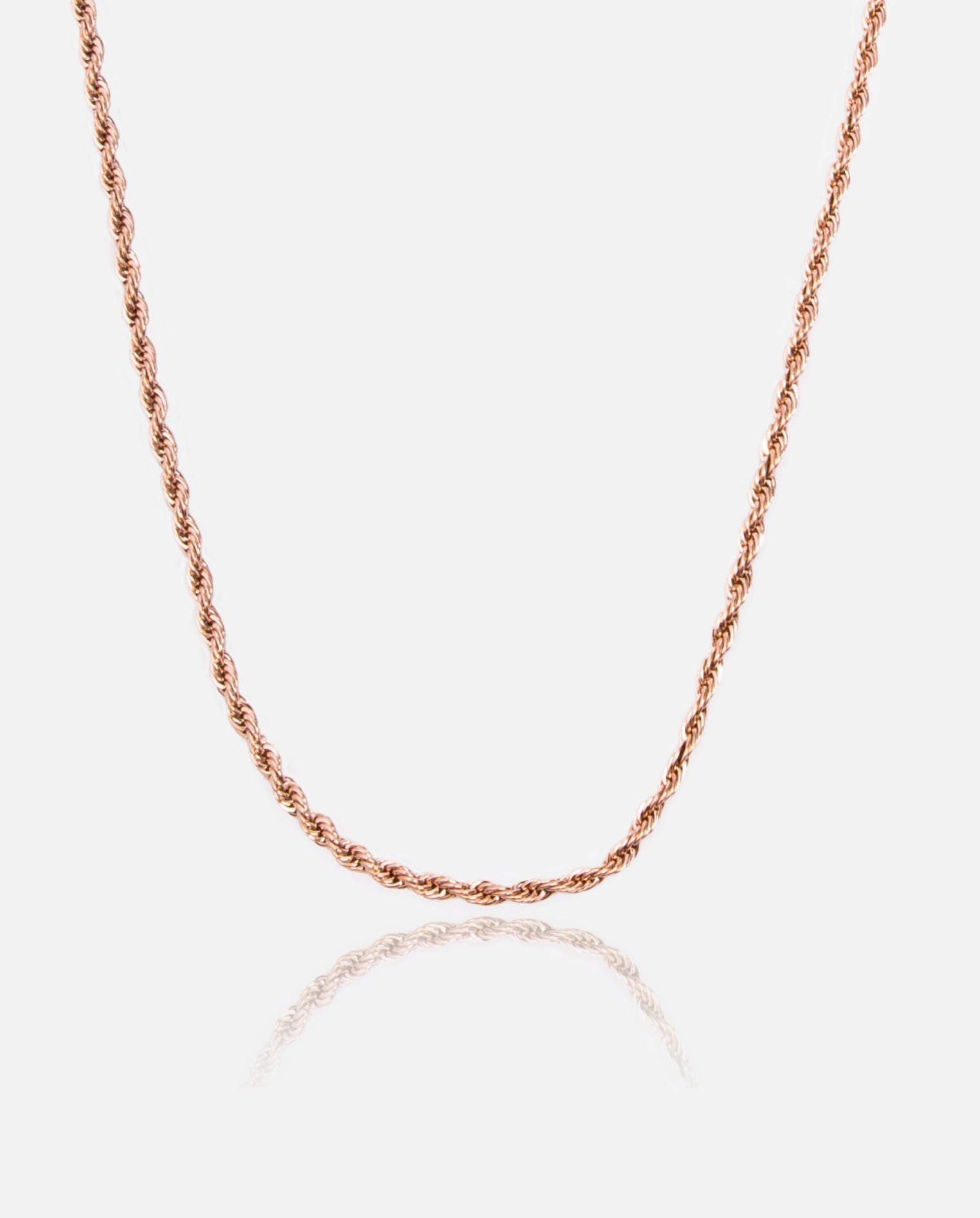 3mm Rope Chain - Rose Gold - Cernucci