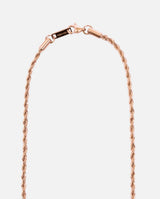 3mm Rope Chain - Rose Gold - Cernucci