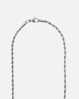 3mm Rope Chain - White Gold - Cernucci