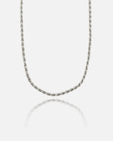 3mm Rope Chain - White Gold - Cernucci