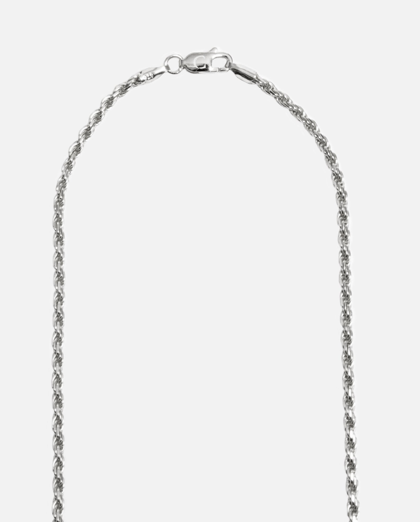 3mm Rope Chain - White Gold - Cernucci
