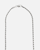 3mm Rope Chain - White Gold - Cernucci