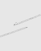 3mm Tennis Bracelet - White Gold - Cernucci