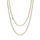 3mm Tennis Chain Bundle - Gold - Cernucci