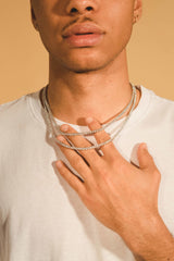 3mm Tennis Chain Bundle - White Gold - Cernucci