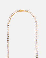 3mm Tennis Chain - Gold - Cernucci