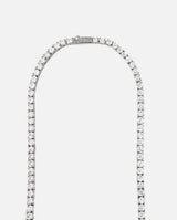 3mm Tennis Chain - White Gold - Cernucci