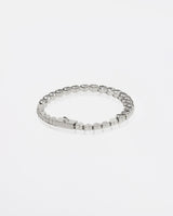 4mm Heart Bracelet - White Gold - Cernucci