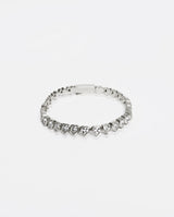 4mm Heart Bracelet - White Gold - Cernucci
