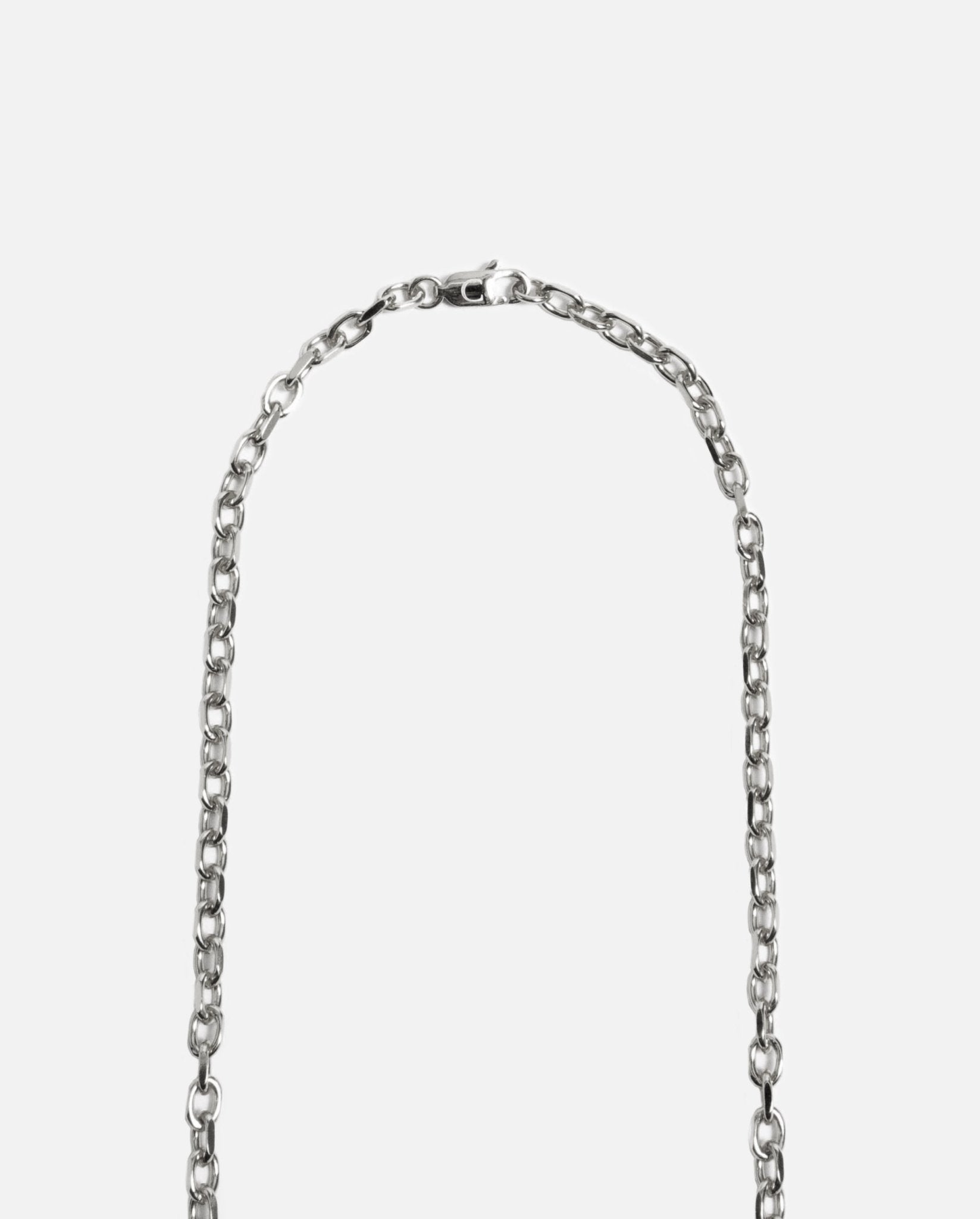 4mm Hermes Link Chain - White Gold - Cernucci