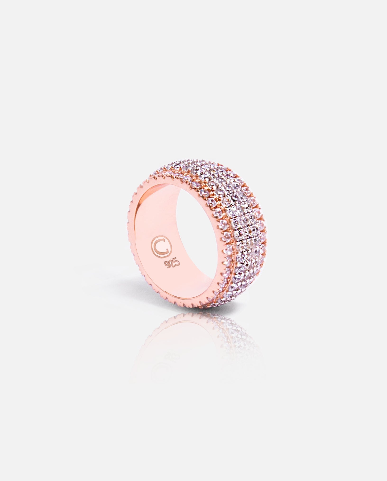 5 Row Band Ring - 2 Tone - Cernucci