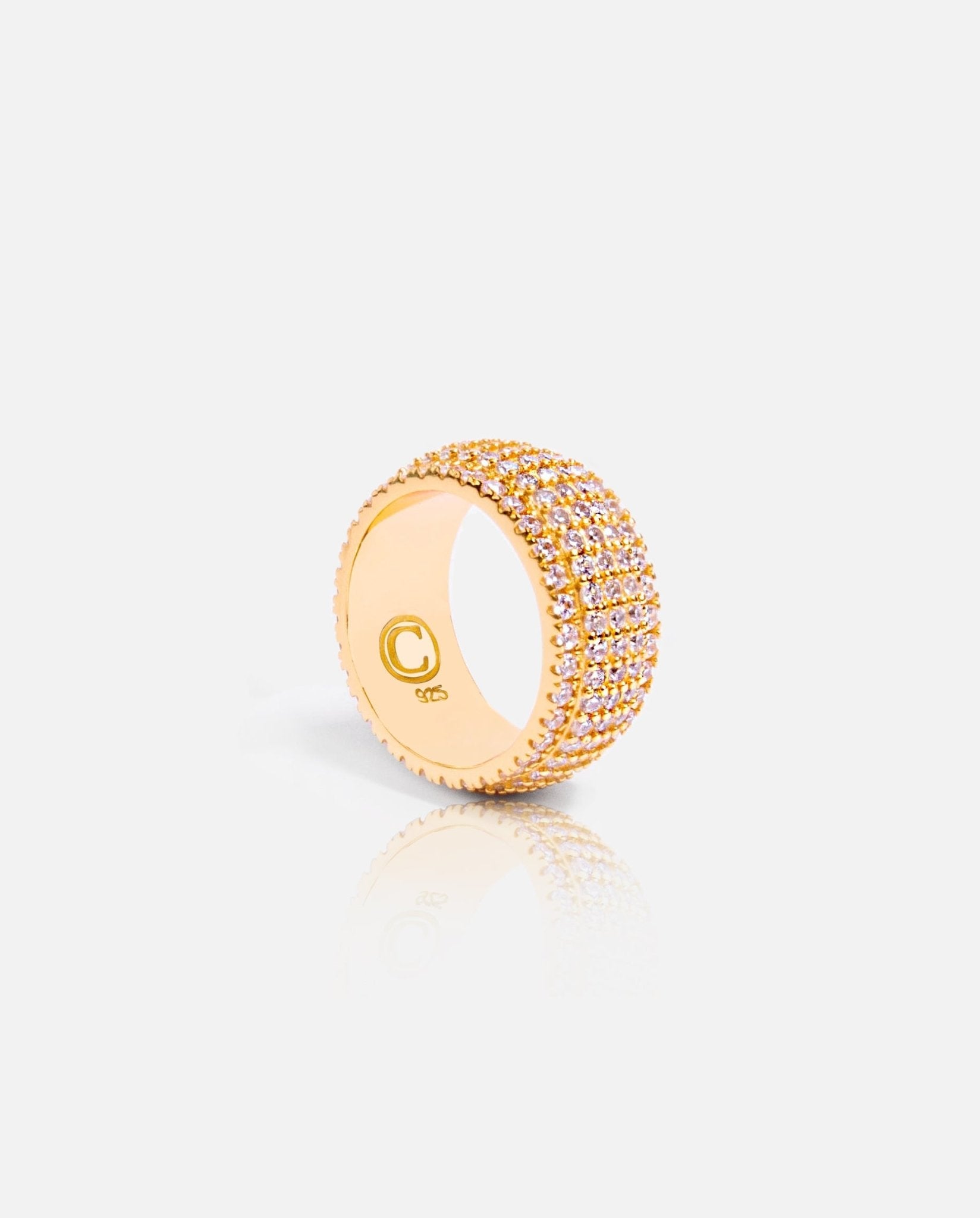 5 Row Band Ring - Gold - Cernucci