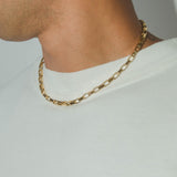 5mm Edge Chain - Gold - Cernucci