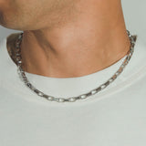 5mm Edge Chain - White Gold - Cernucci