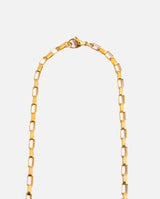 5mm Long Box Chain - Gold - Cernucci