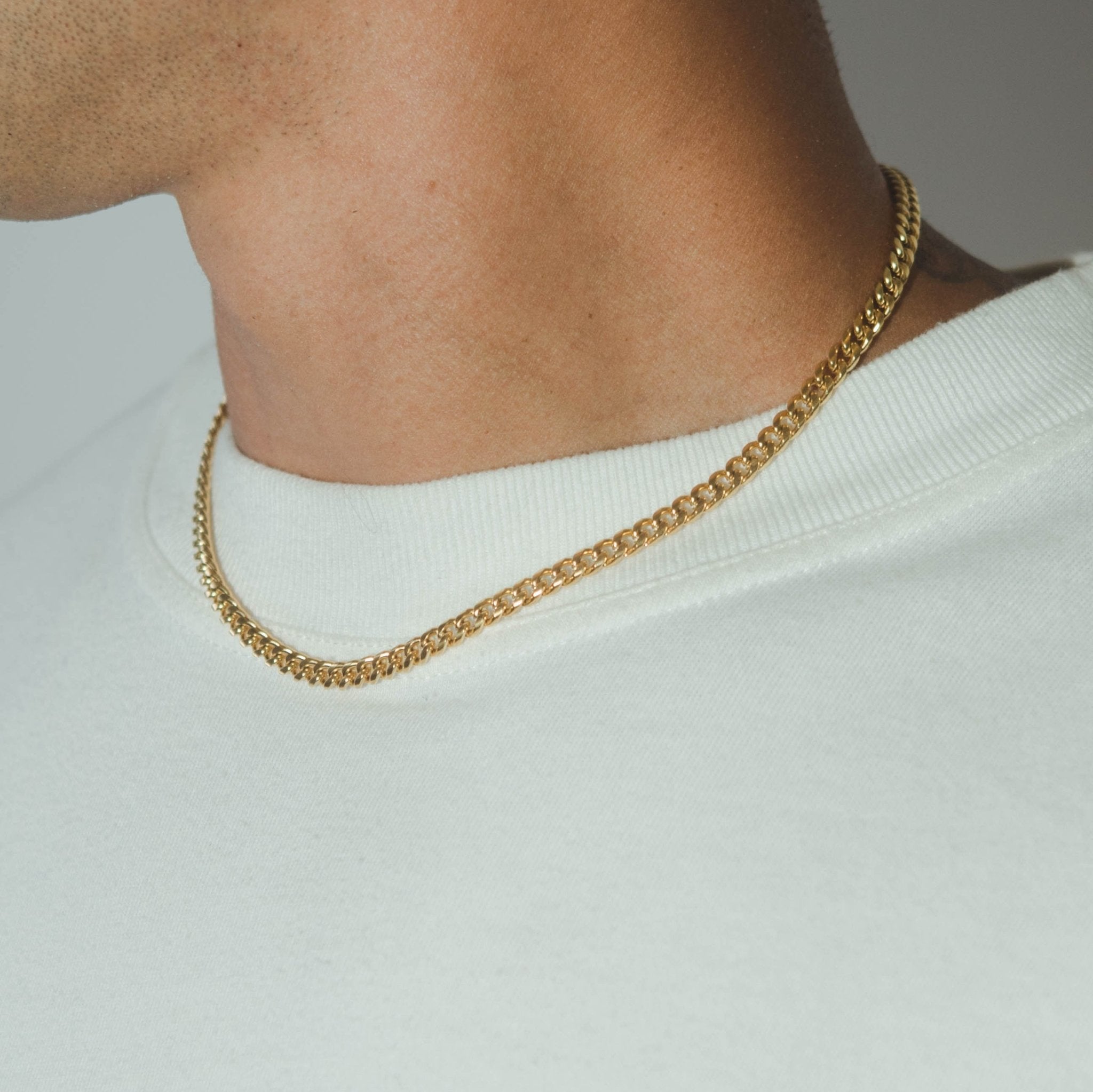 5mm Miami Cuban Chain - Gold - Cernucci