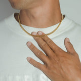 5mm Miami Cuban Chain - Gold - Cernucci