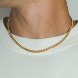 5mm Miami Cuban Chain - Gold - Cernucci