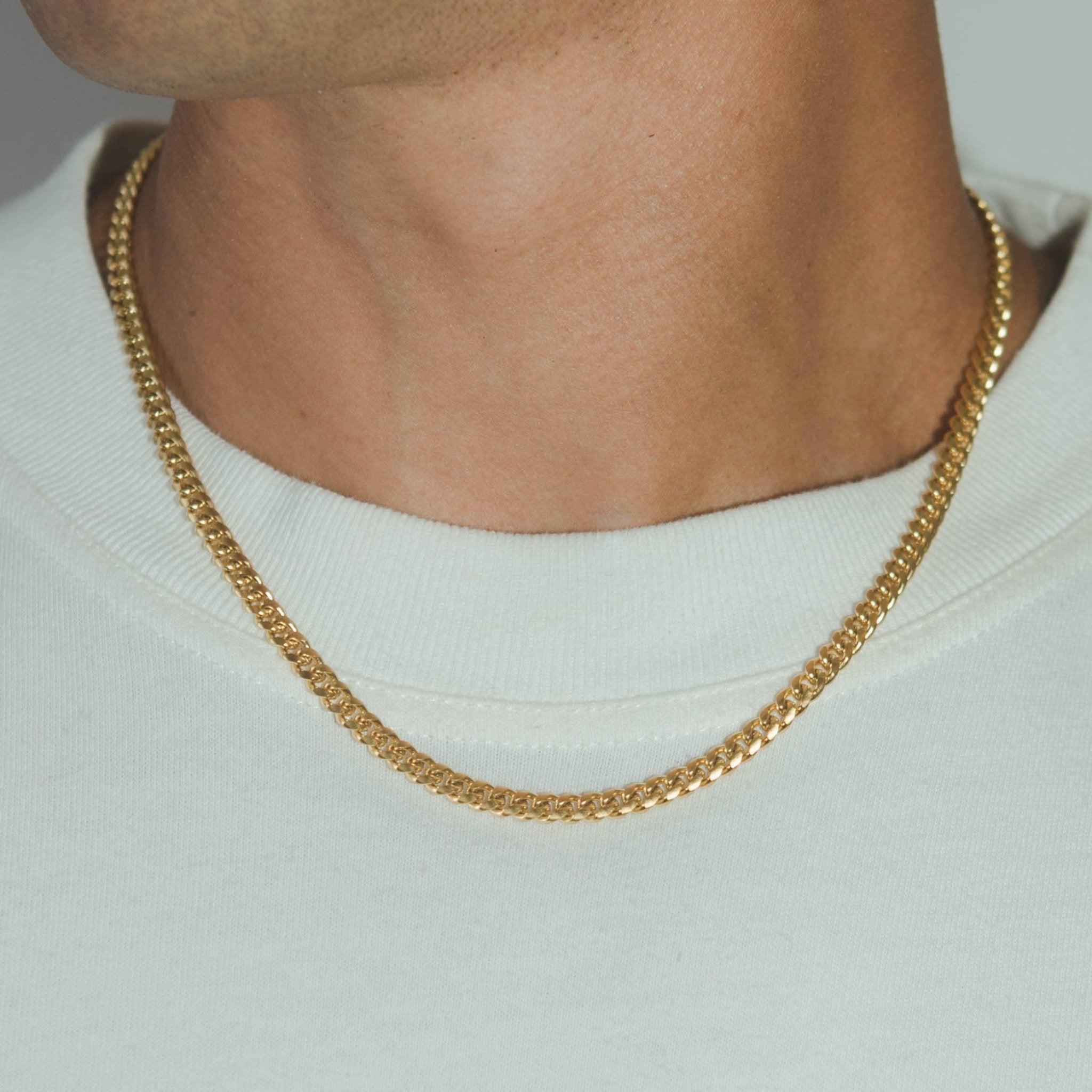 5mm Miami Cuban Chain - Gold - Cernucci