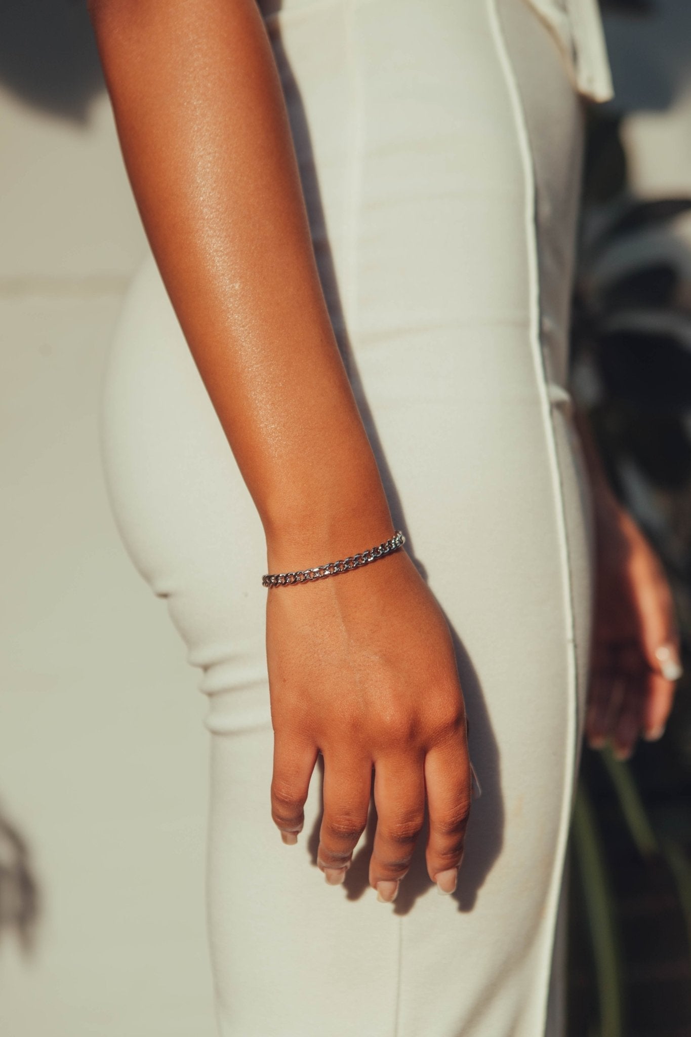 5mm Miami Cuban Link Bracelet - White Gold - Cernucci